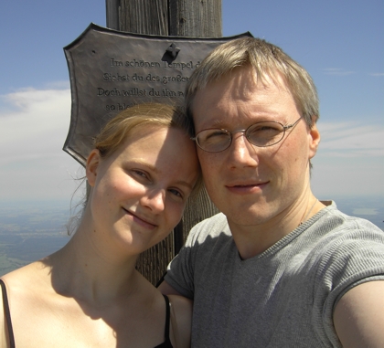 Verlobungsbild auf dem Wendelstein